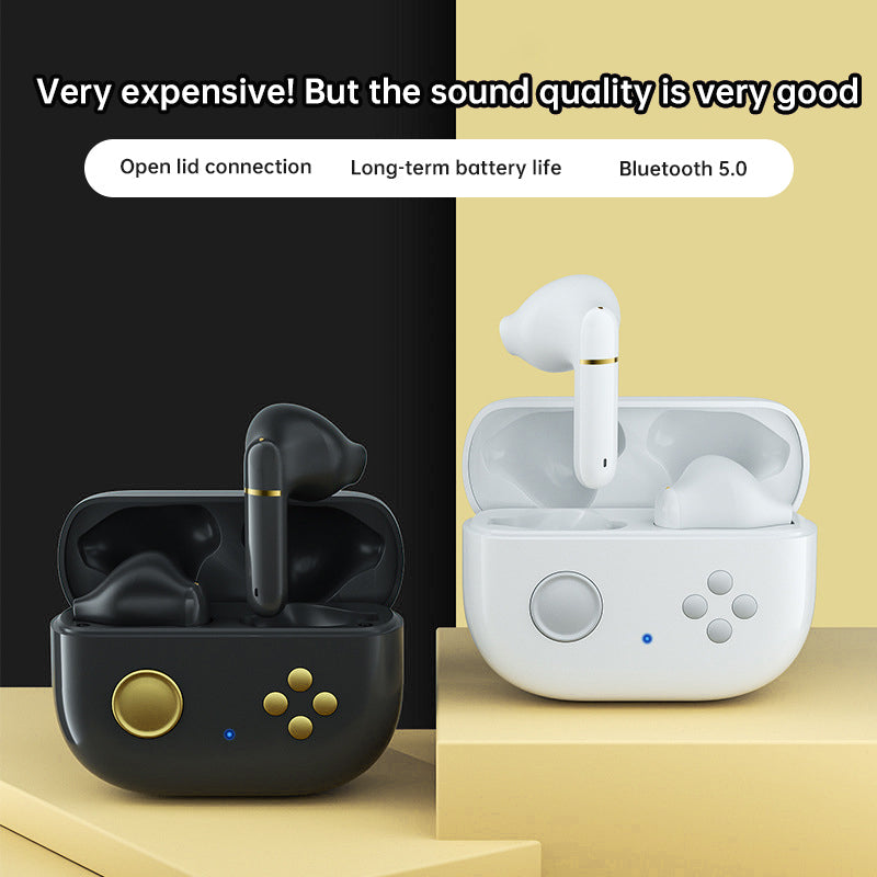 F2 TWS Wireless Bluetooth In-ear Earphone Low-Latency Headphone Noise-canceling Earbud Headset with Microphone F2 TWS Wireless Bluetooth In-ear Earphone Low-Latency Headphone Noise-canceling Earbud Headset with Microphone